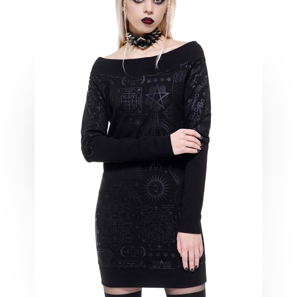 Unholy Sabbath Sweater Dress - Picture 2 of 7